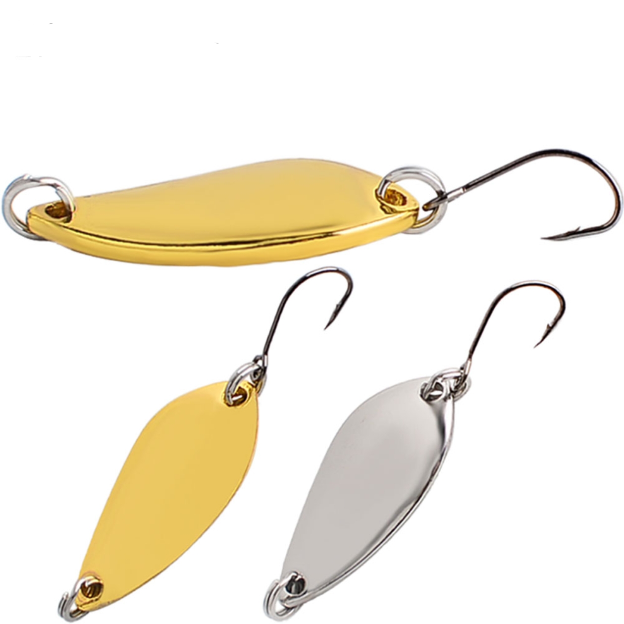 Fishing Lure Crankbait - Набор из 12 металлических вращающихся блесен-ложек