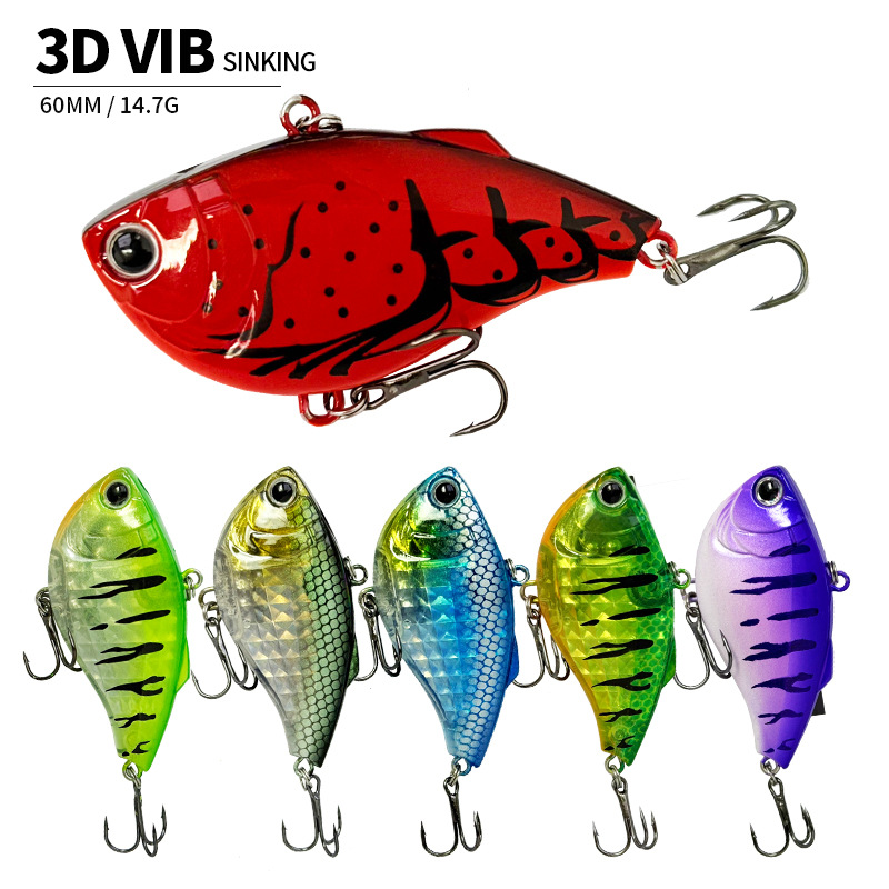 Fishing Lure Jerkbait - Воблеры VIB 60 мм, 14,7 г,