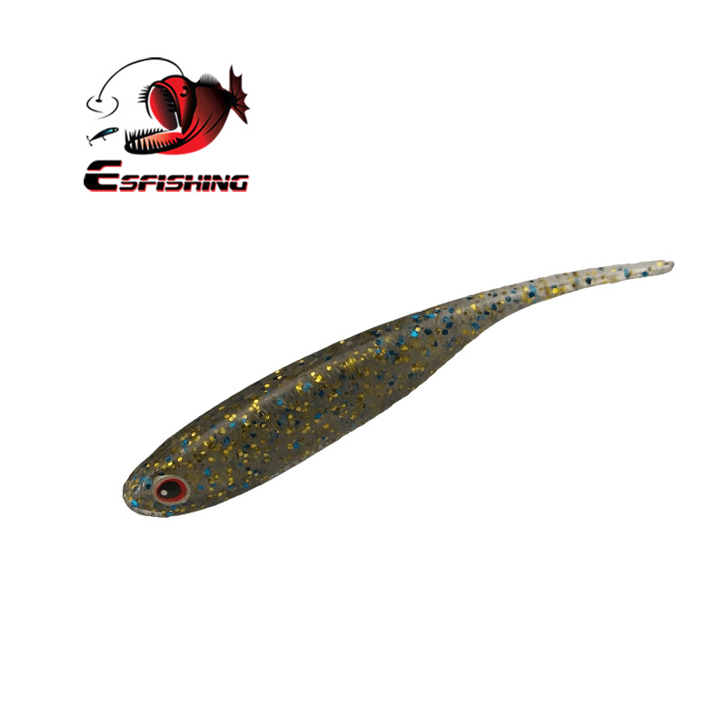 Fishing Lure Soft Plastic - ESFISHING I глянцевая Shad 10 шт.