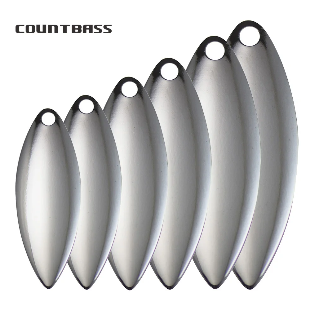 Fishing Lure Spinner - Countbass, 50 шт., размер 1–6, никелевая