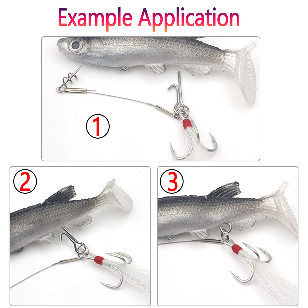 50/100 шт. рыболовных крючков- – обзор и цена Fishing Lure Accessories