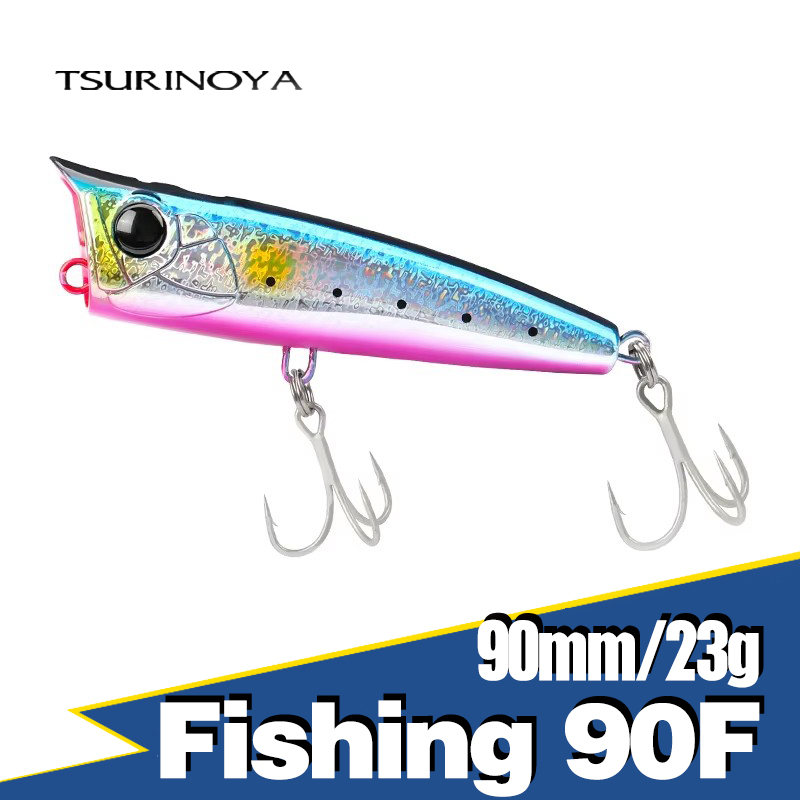 TSURINOYA 90 мм 23 г топвотер  – обзор и цена Fishing Lure Topwater