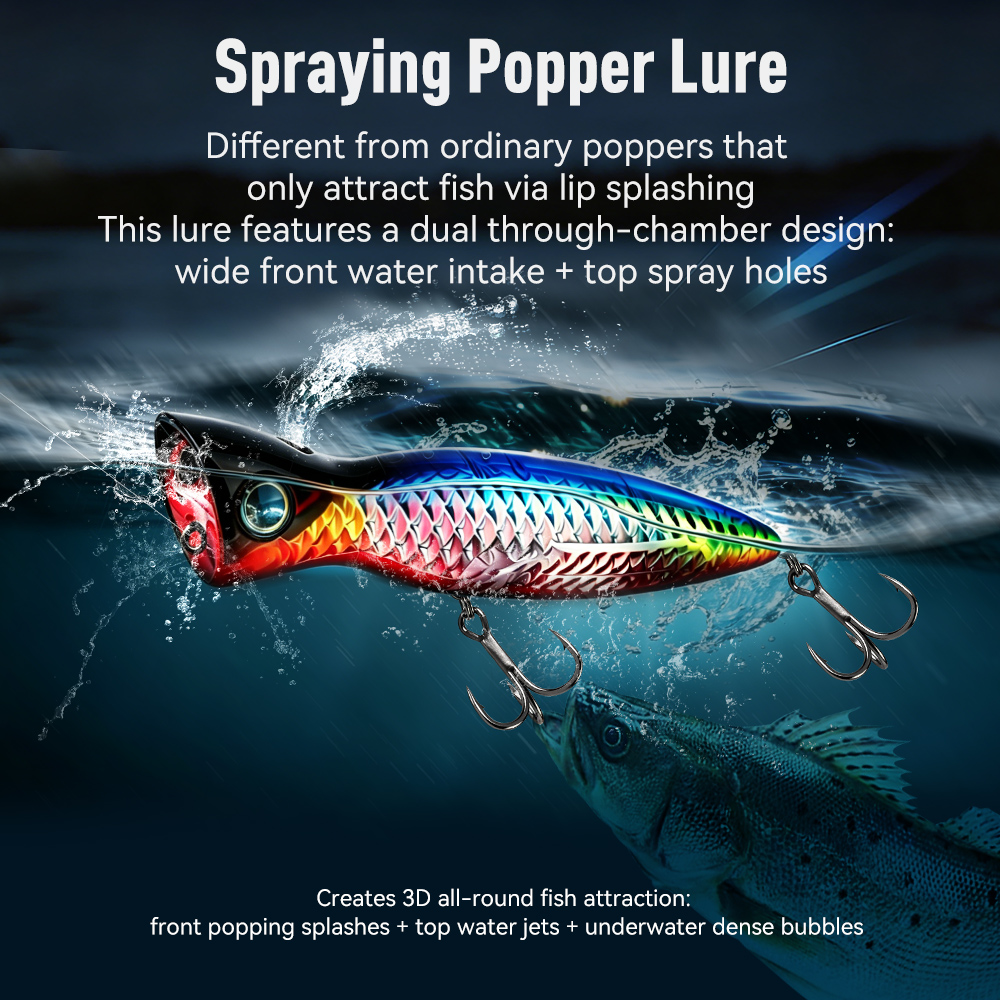 Воблеры Kingdom Basstaor Poppe – обзор и цена Fishing Lure Topwater
