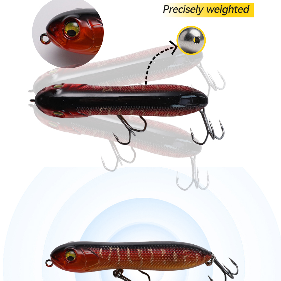 Shuangsheng 80 мм Topwater Cla – обзор и цена Fishing Lure Topwater