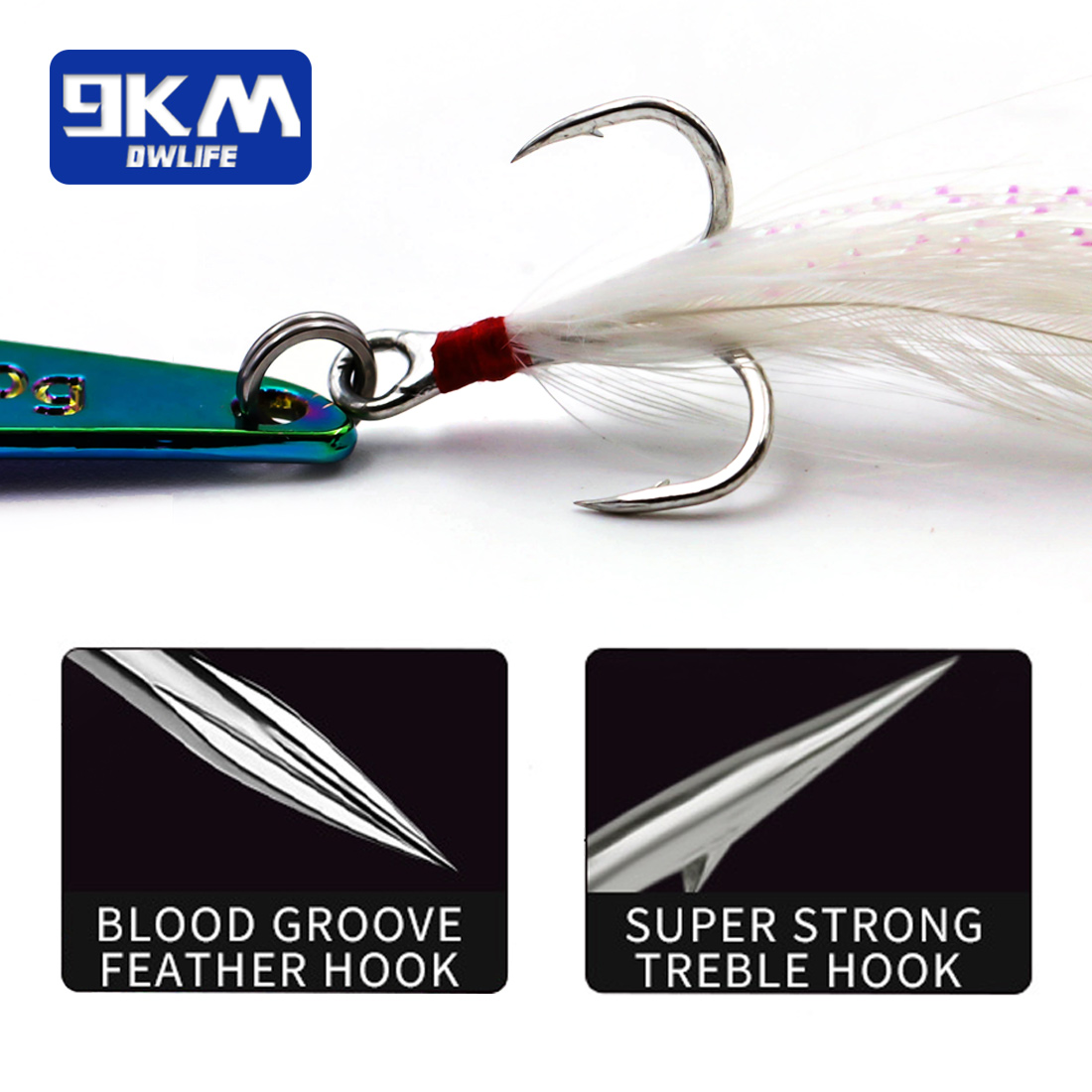 9 км, 1 шт., рыболовные приман – обзор и цена Fishing Lure Blade Bait