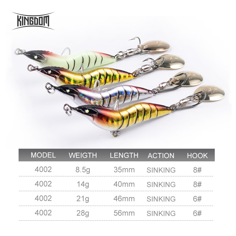 Приманка для ловли креветок KI – обзор и цена Fishing Lure Spinner