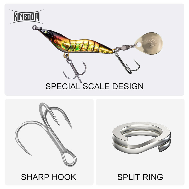 Приманка для ловли креветок KI – обзор и цена Fishing Lure Spinner