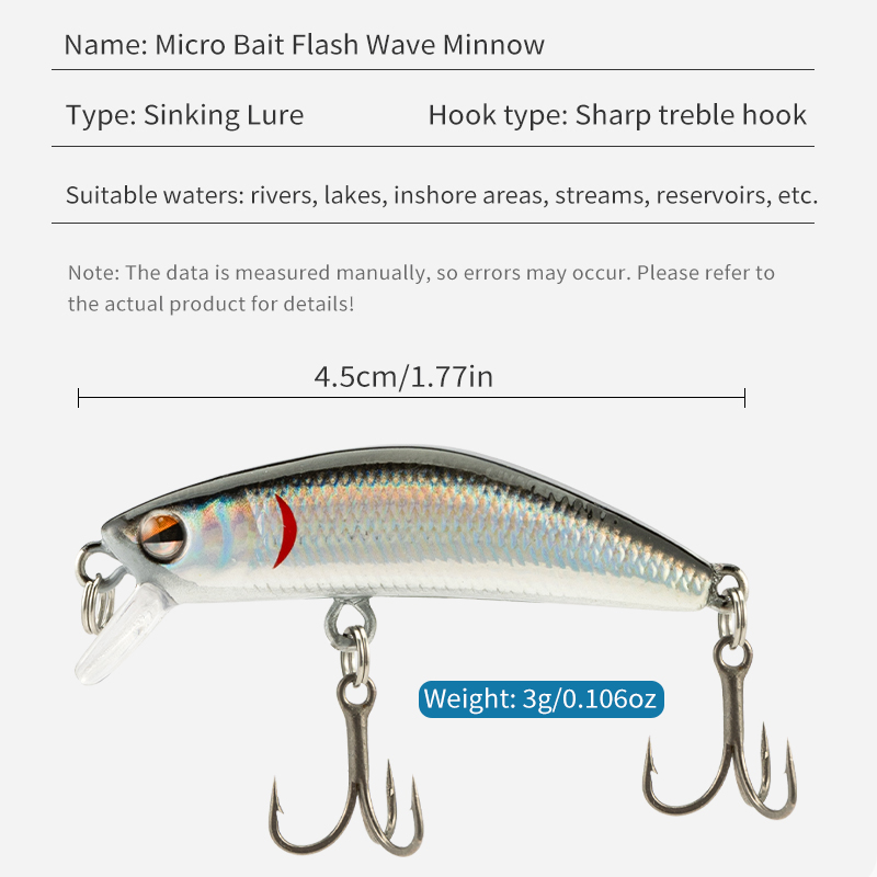 Воблеры LUSHAZER Minnow, тонущ – обзор и цена Fishing Lure Jerkbait